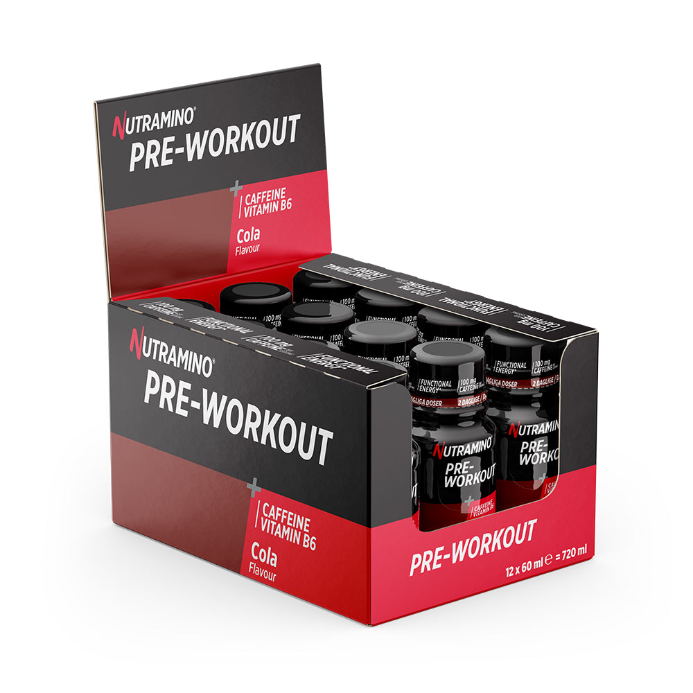 Nutramino Pre-Workout Shot - Cola 12x 60ml Energikick!