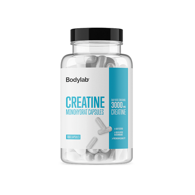 Bodylab Kreatin 180 Kapsler - Effektiv Træningsstøtte