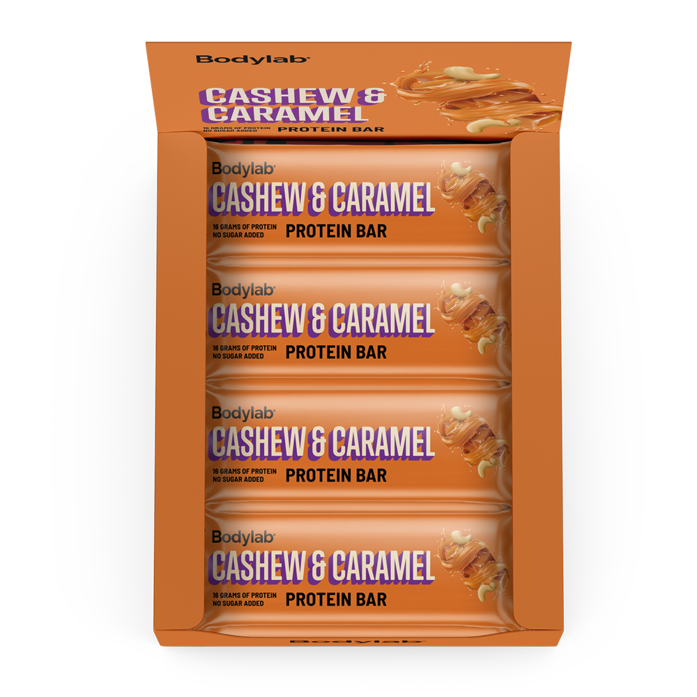 Bodylab Proteinbar - Cashew Karamel 12x55g Tilbud!