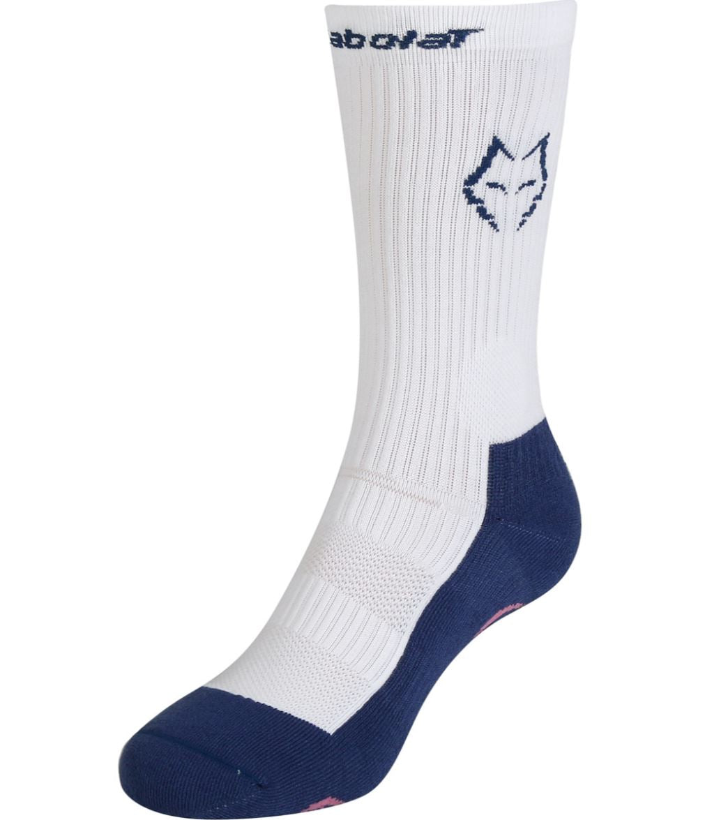 Babolat Mid Calf Strømper Juan Lebron  White Estate Blue    39 42