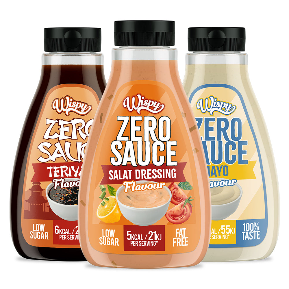 Wispy Zero Sauce   Bland Selv  3 Stk    Dressinger   Toppings