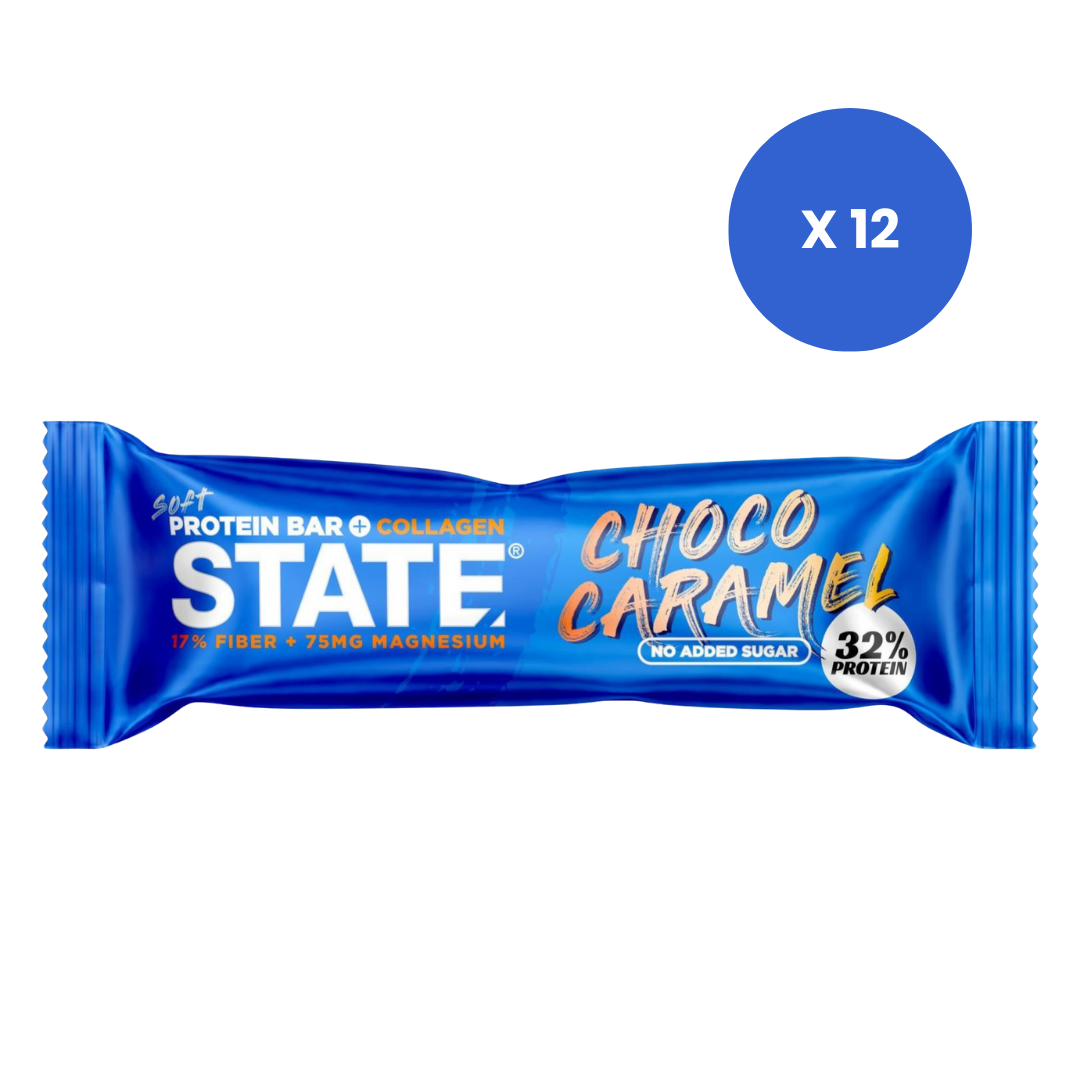 1 Kasse State Proteinbar  Choko Caramel