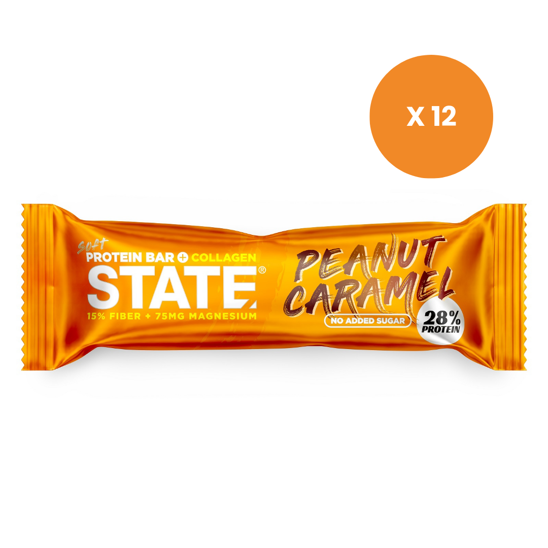 1 Kasse State Proteinbar  Peanut Caramel