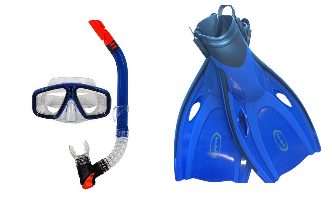 Gulf Sport Snorkelsæt Blå