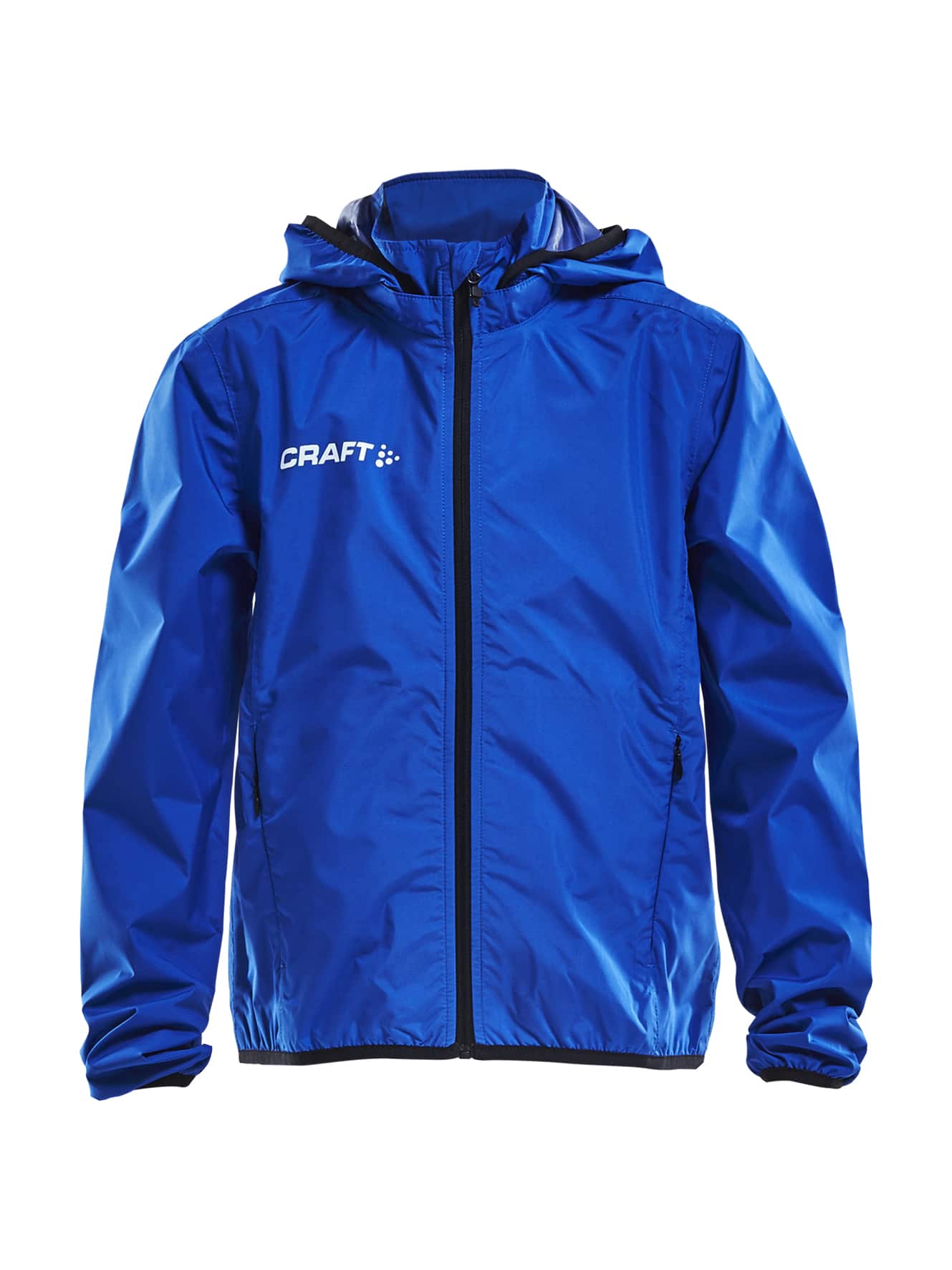 Craft   Jacket Rain Jr   Royal Blue 122 128