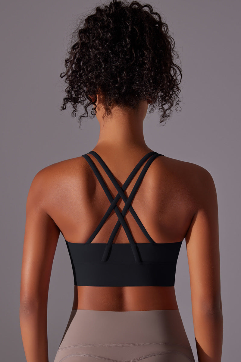 Cross Back Sports Bh Black   Small   Black