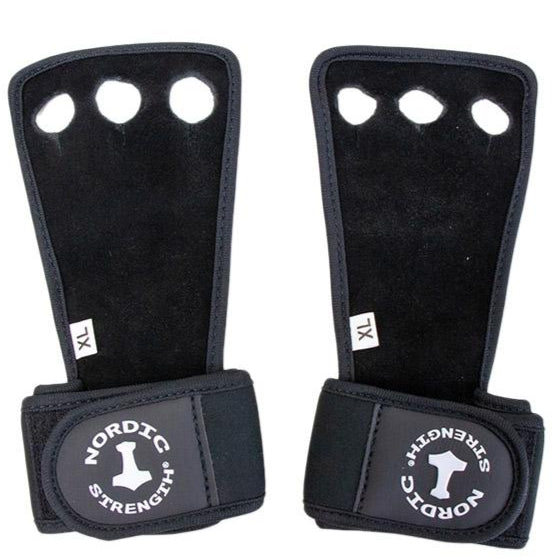 Grip Pads Pro Med Håndledsstøtte Fra Nordic Strength  Sæt
