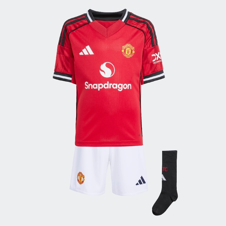 Manchester United Home Mini Kit 2025 26   Little Boys 104