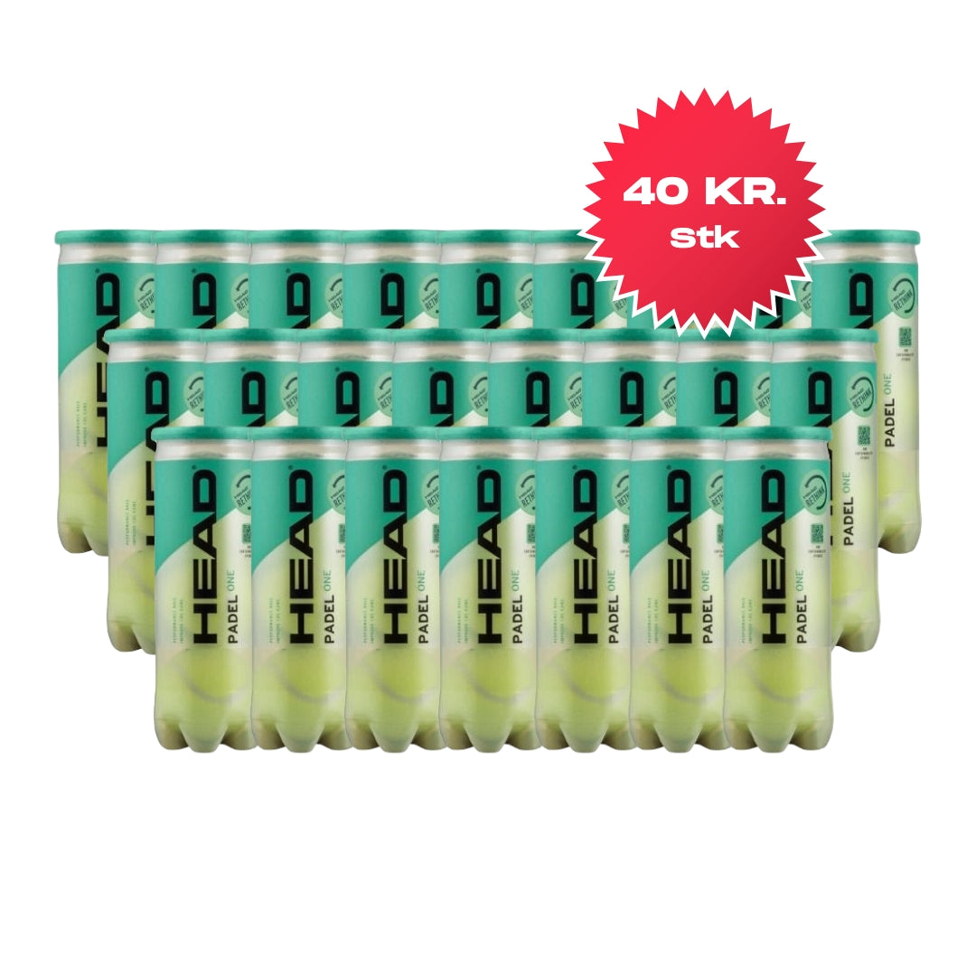 1 Kasse Med Head Padel One Padelbolde  24 Rør