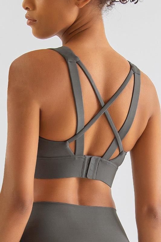 Motionfit Performance Sports Bh Grey   Small   Grey