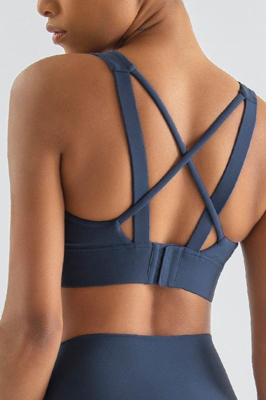 Motionfit Performance Sports Bh Navy   Small   Navy